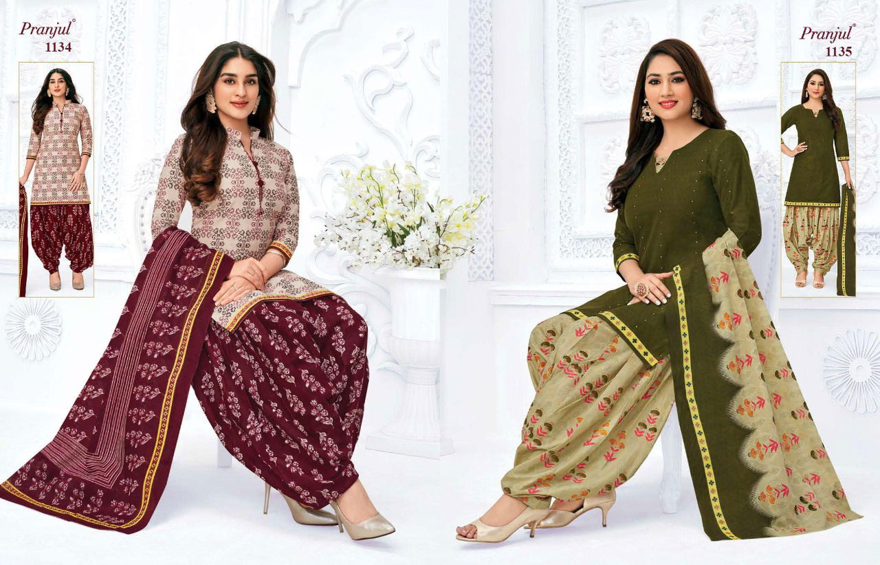 Pranjul Priyanka 11 Latest Regular Wear Cotton Printed Dress Material Collection